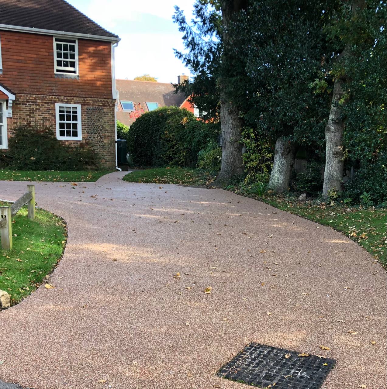 This is a photo of a Resin bound driveway carried out in a district of Chester. All works done by Chester Resin Driveways